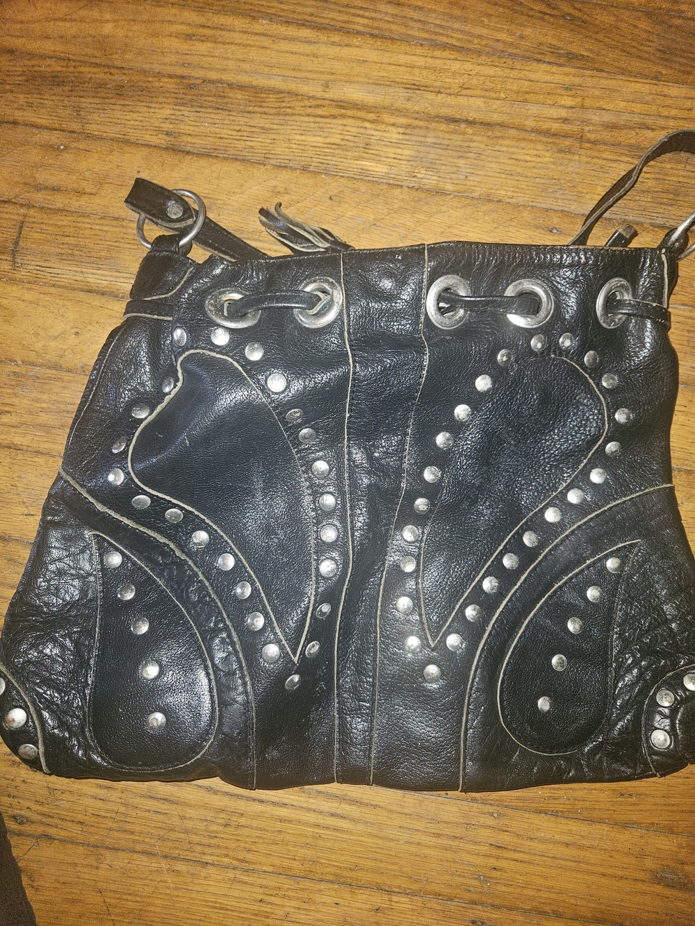 Y2k Aldo Leather Studded Bag